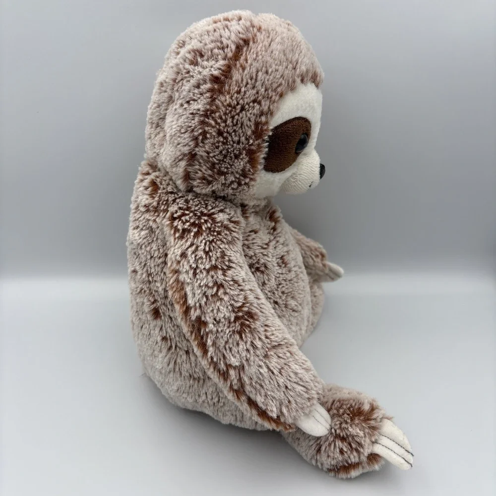 The Manhattan Toy Company Woodlanders Hazel Sloth Plush Toy Sitting